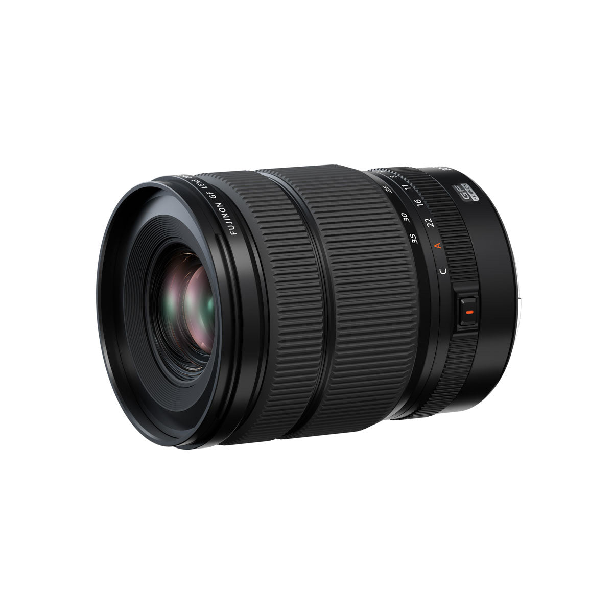 Fujifilm GF 20-35mm f4 R WR Lens product photo side angle