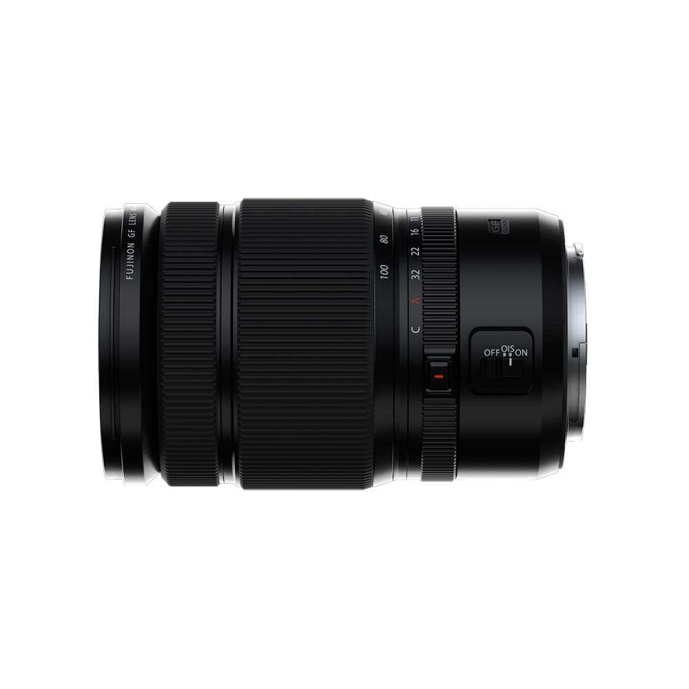 Fujifilm GF 45-100mm f4 R LM OIS WR Lens product photo side