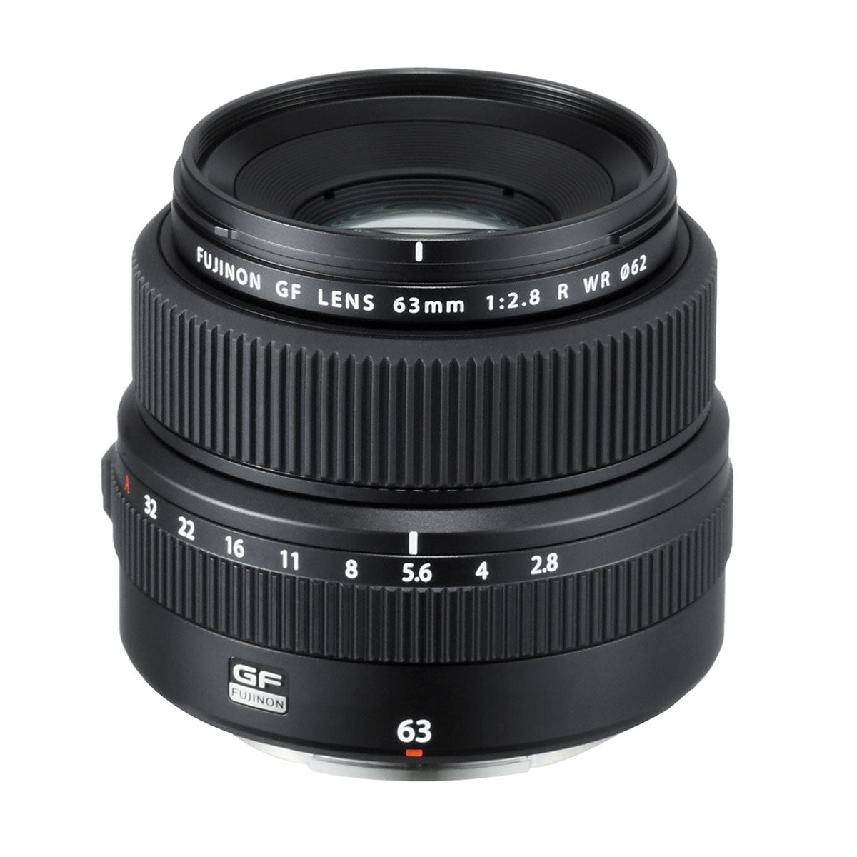 Fujifilm GF 63mm f2.8 R WR Lens top angle