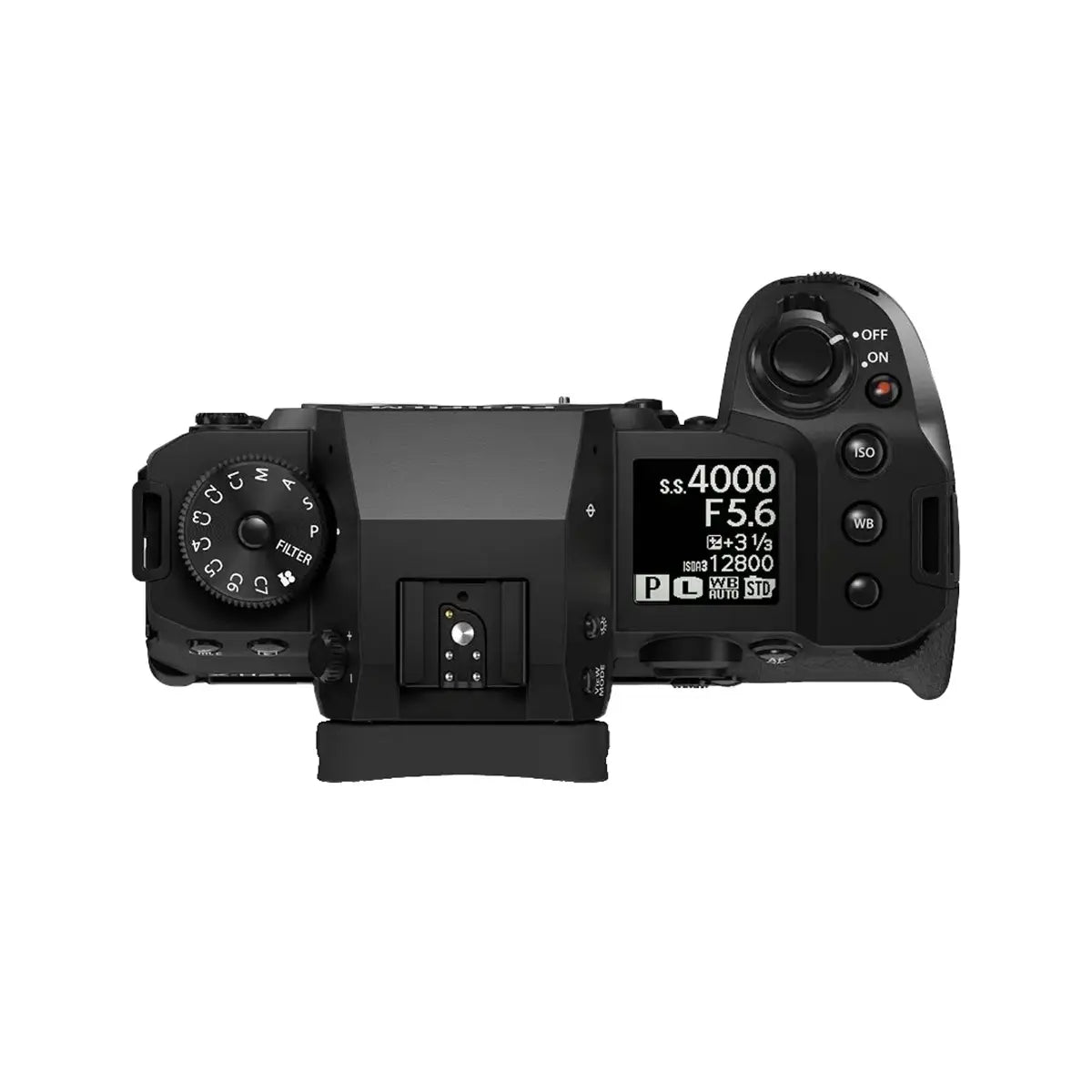 Fujifilm X-H2S Mirrorless Camera Body - Black top