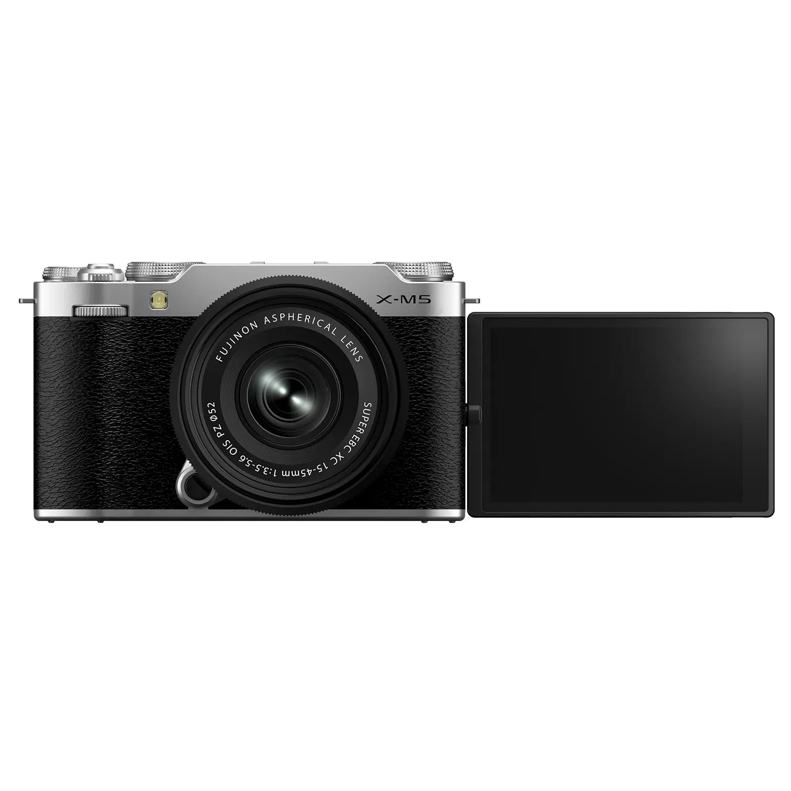 Fujifilm X-M5 with XC 15-45mm Lens - Silver (Black Lens)