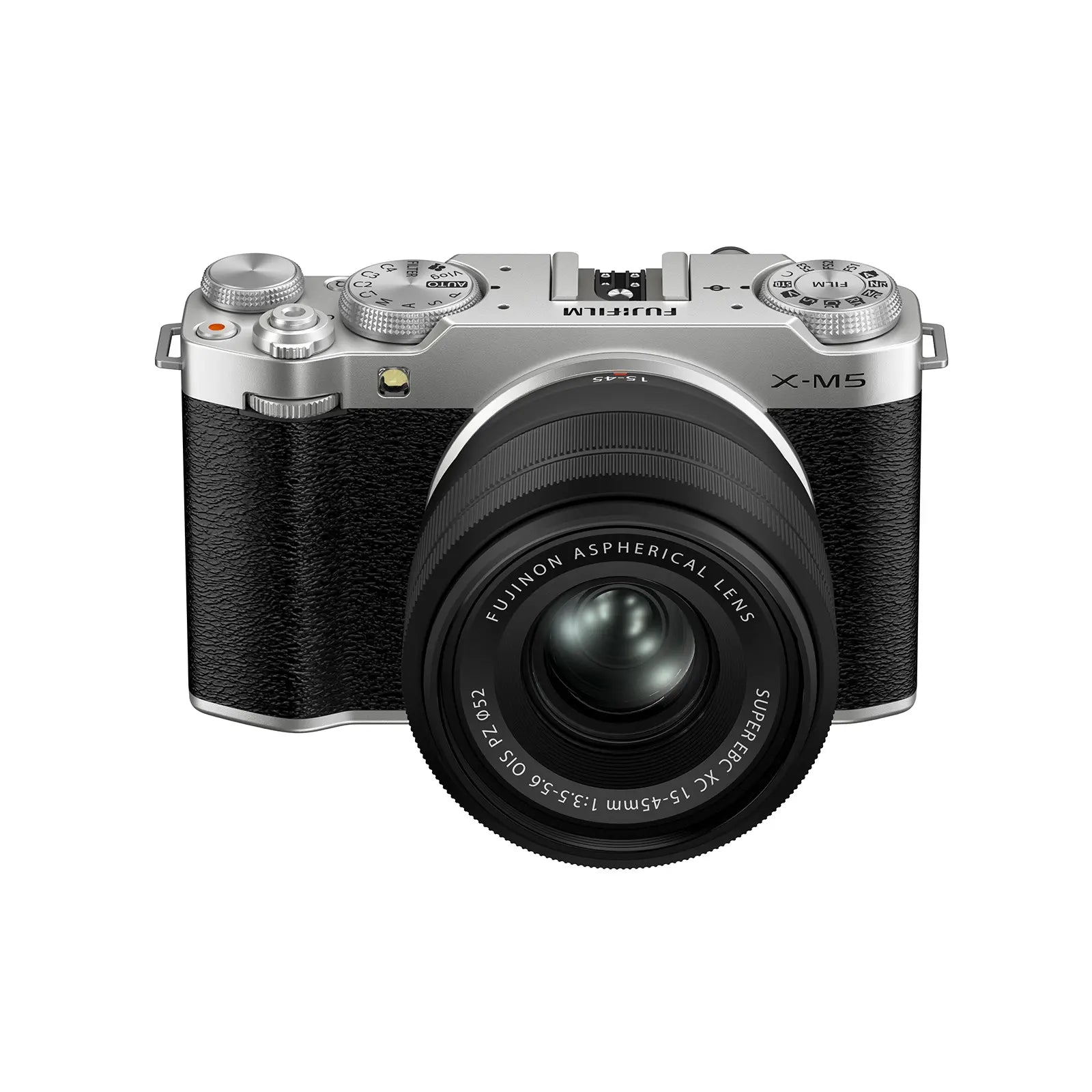 Fujifilm X-M5 with XC 15-45mm Lens - Silver (Black Lens)