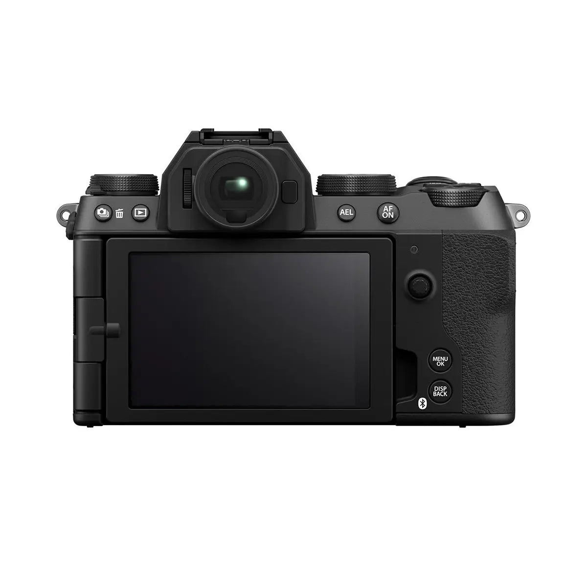 Fujifilm X-S20 Mirrorless Camera with XC 15-45mm Lens Vlogger Kit back with screen rotated