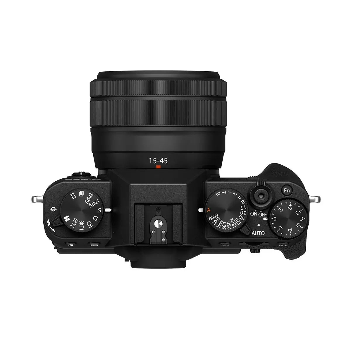 Fujifilm X-T30 II Mirrorless Camera Body & XC 15-45mm F3.5-5.6 OIS PZ Lens - Black top