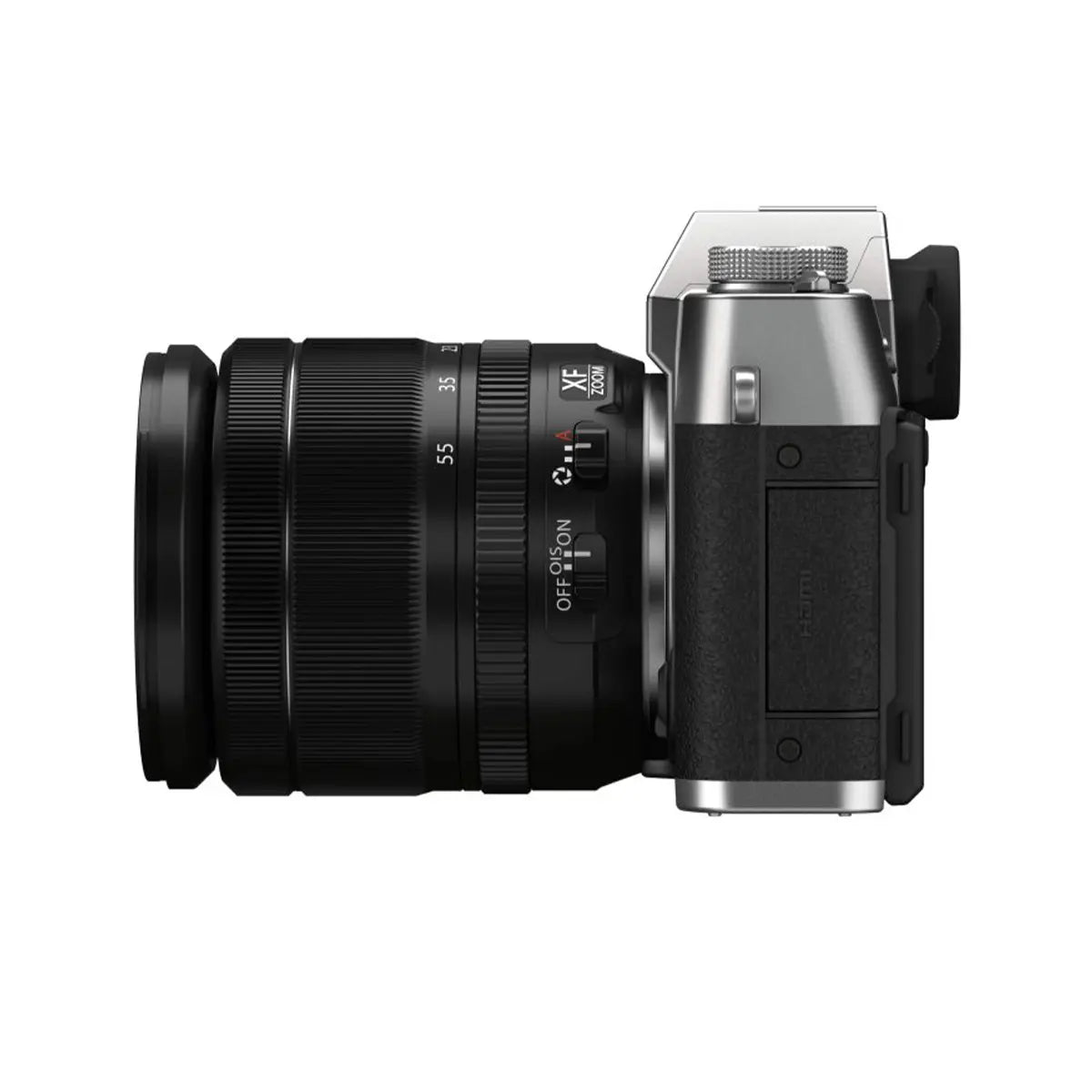 Fujifilm X-T30 II Mirrorless Camera Body & XF 18-55mm F2.8-4 R LM OIS Lens - Silver side