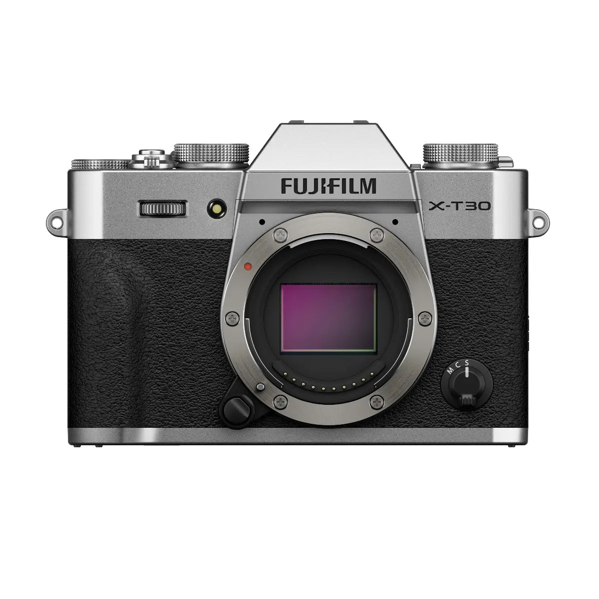 Fujifilm X-T30 camera on a white background