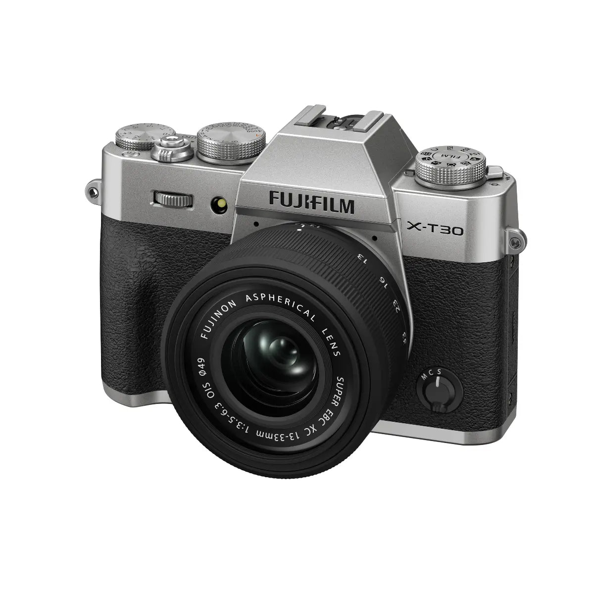 Fujifilm X-T30 camera on a white background