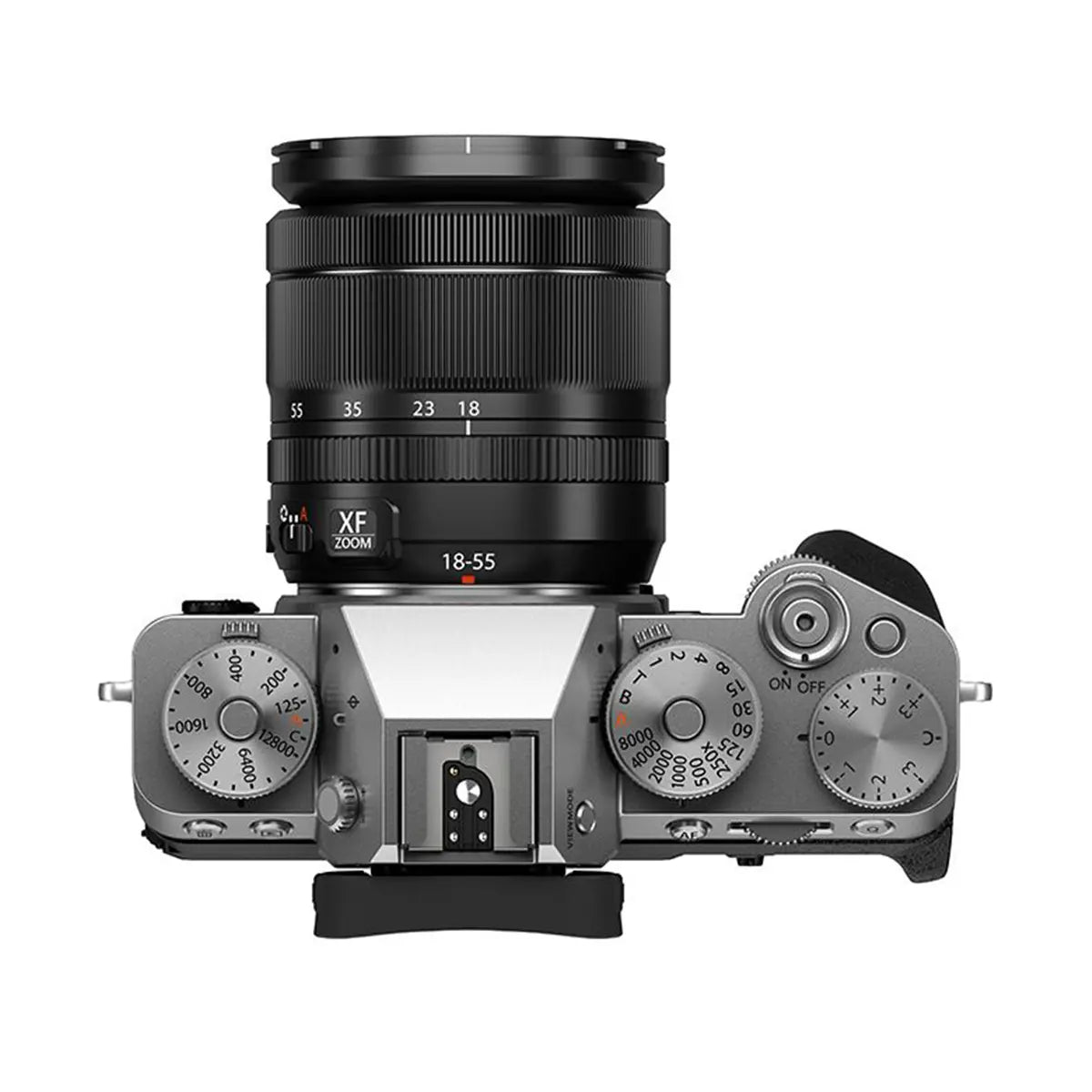 Fujifilm X-T5 Mirrorless Camera with 18-55mm f2.8-4 lens - Silver top