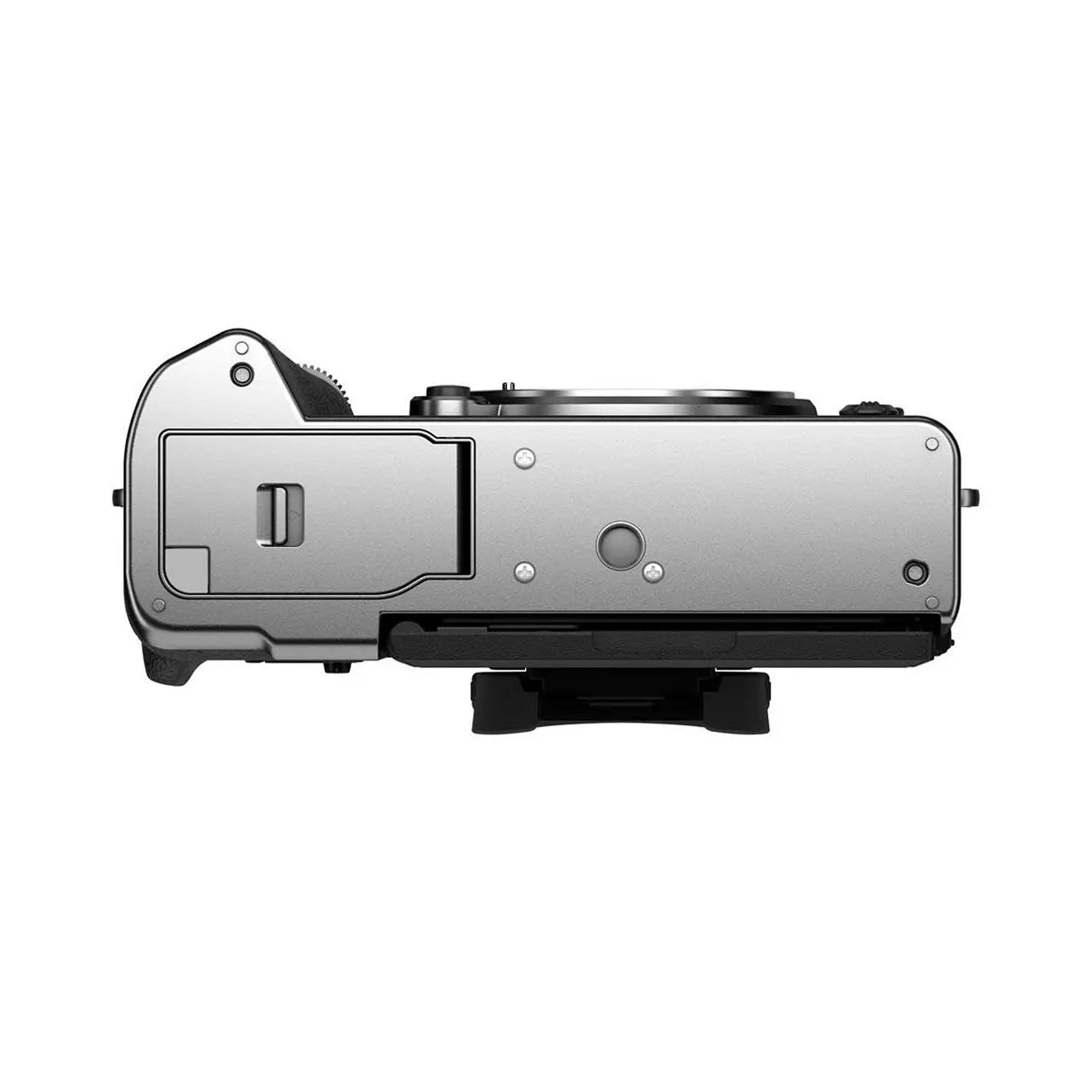 Fujifilm X-T5 Mirrorless Camera with 18-55mm f2.8-4 lens - Silver bottom