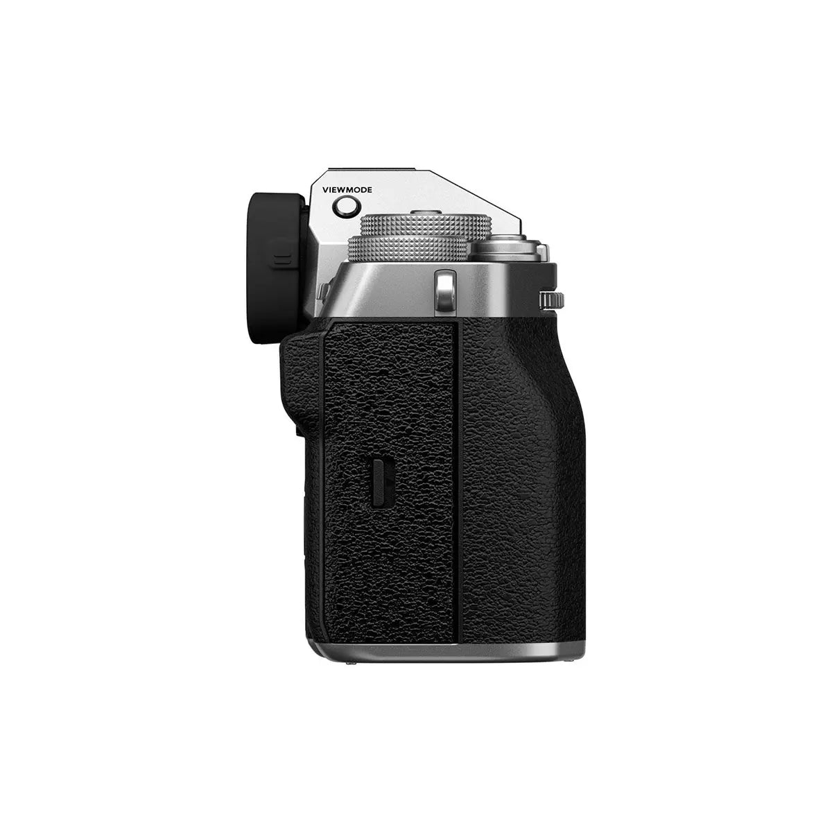 Fujifilm X-T5 Mirrorless Camera with 18-55mm f2.8-4 lens - Silver side