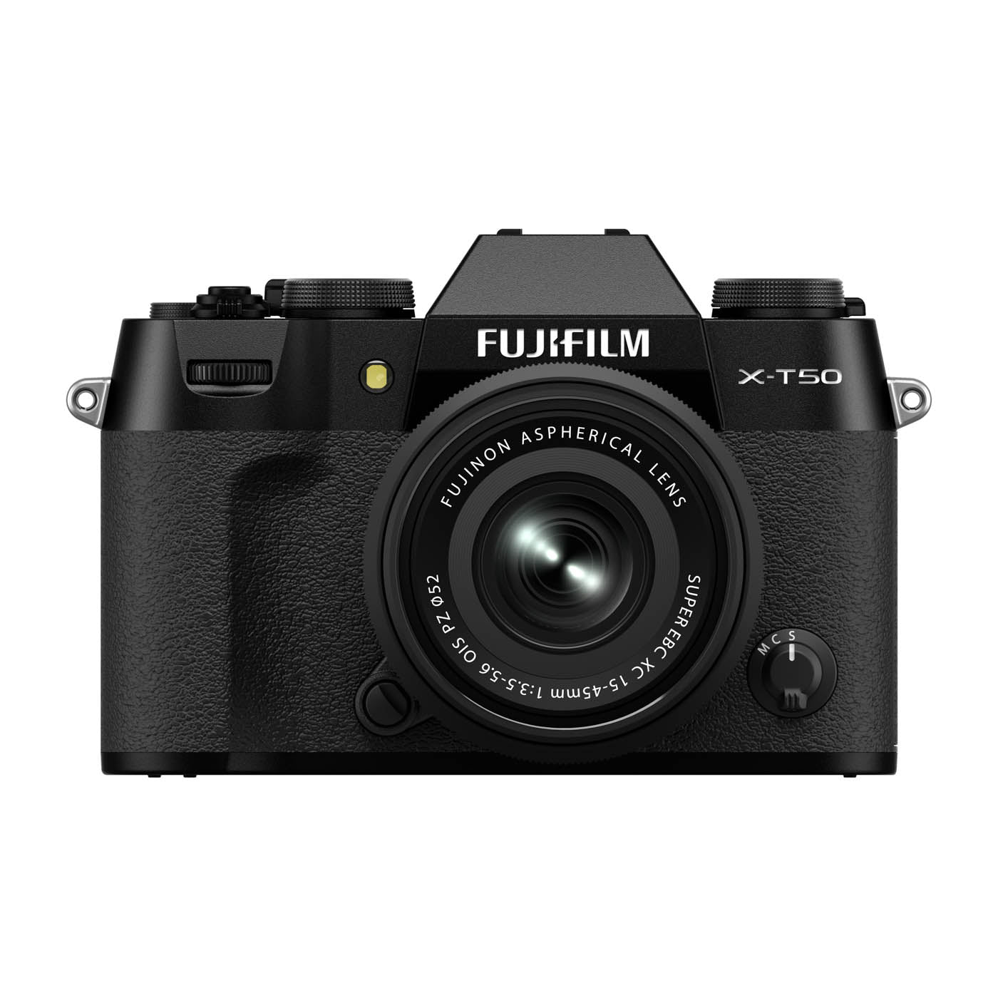 Fujifilm X-T50 Camera with XC 15-45mm F3.5-5.6 OIS PZ Lens - Black