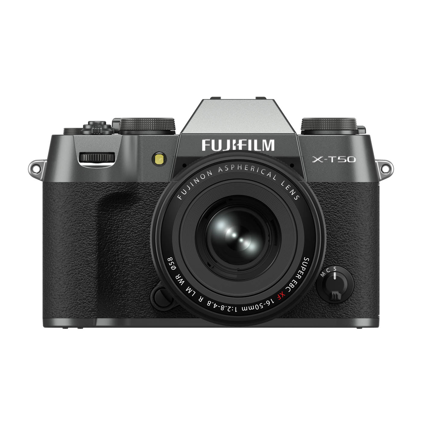 Fujifilm X-T50 Camera with XF 16-50mm F2.8-4.8 R LM WR Lens - Charcoal Silver