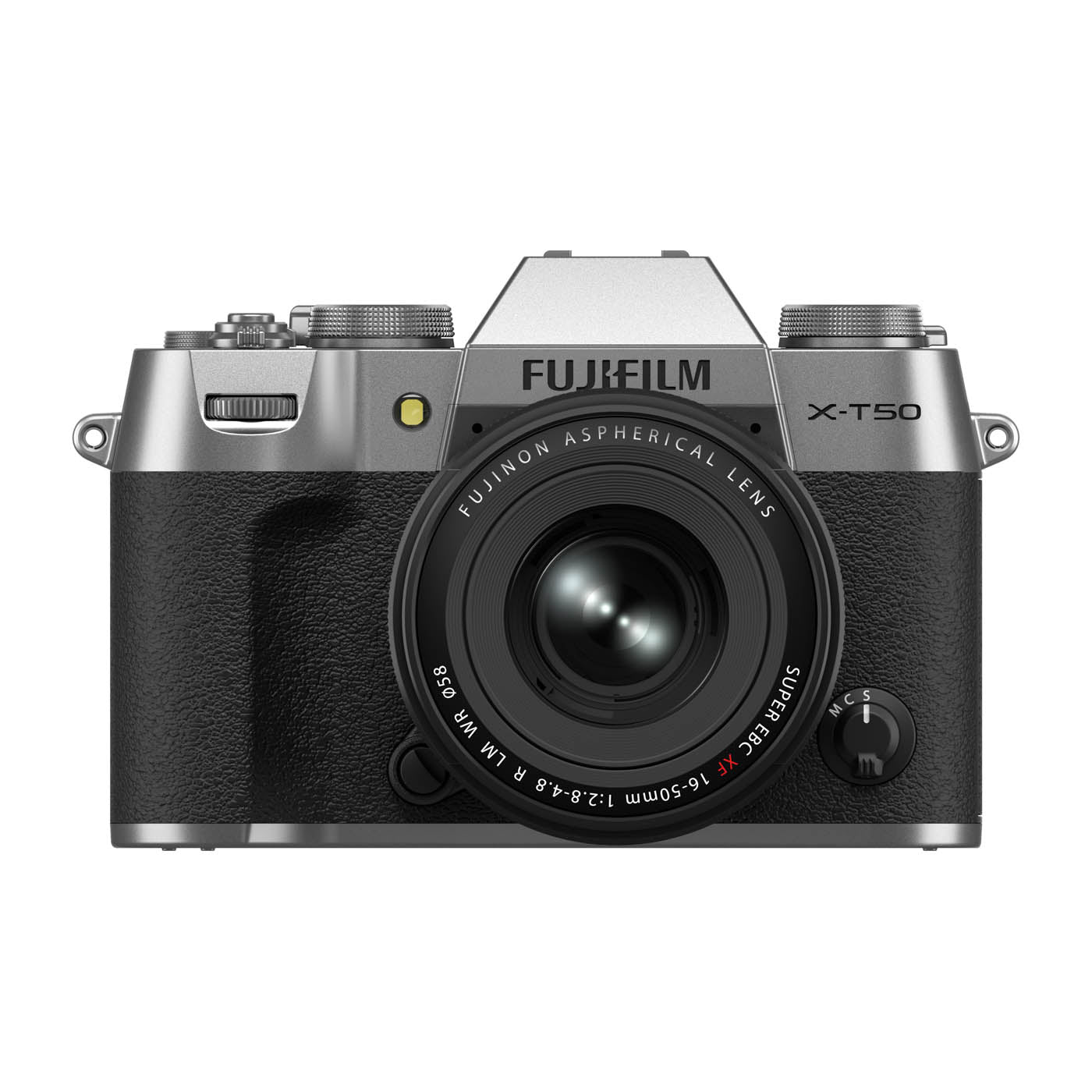 Fujifilm X-T50 Camera with XF 16-50mm F2.8-4.8 R LM WR Lens - Silver