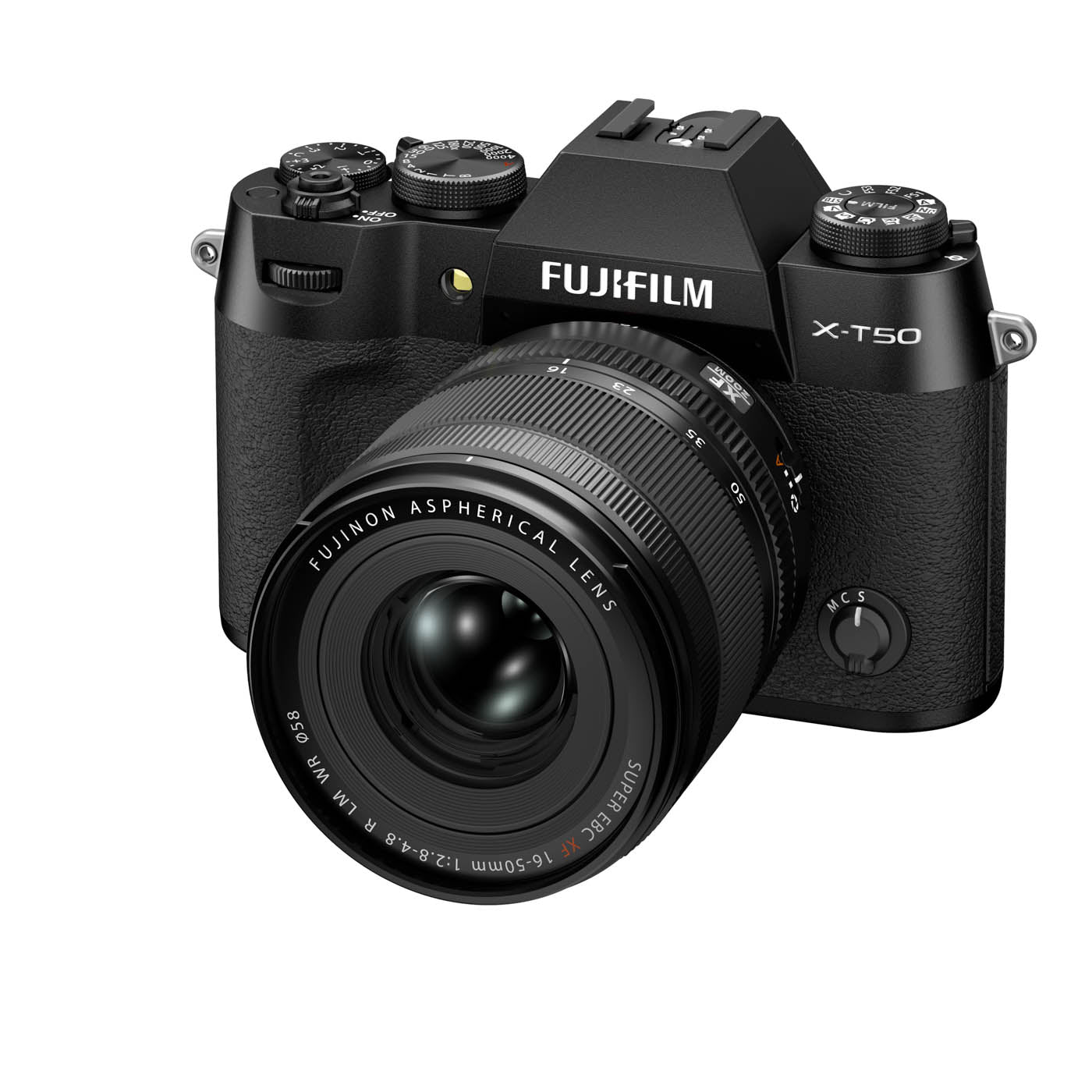 Fujifilm X-T50 Camera with XF 16-50mm F2.8-4.8 R LM WR Lens - Black