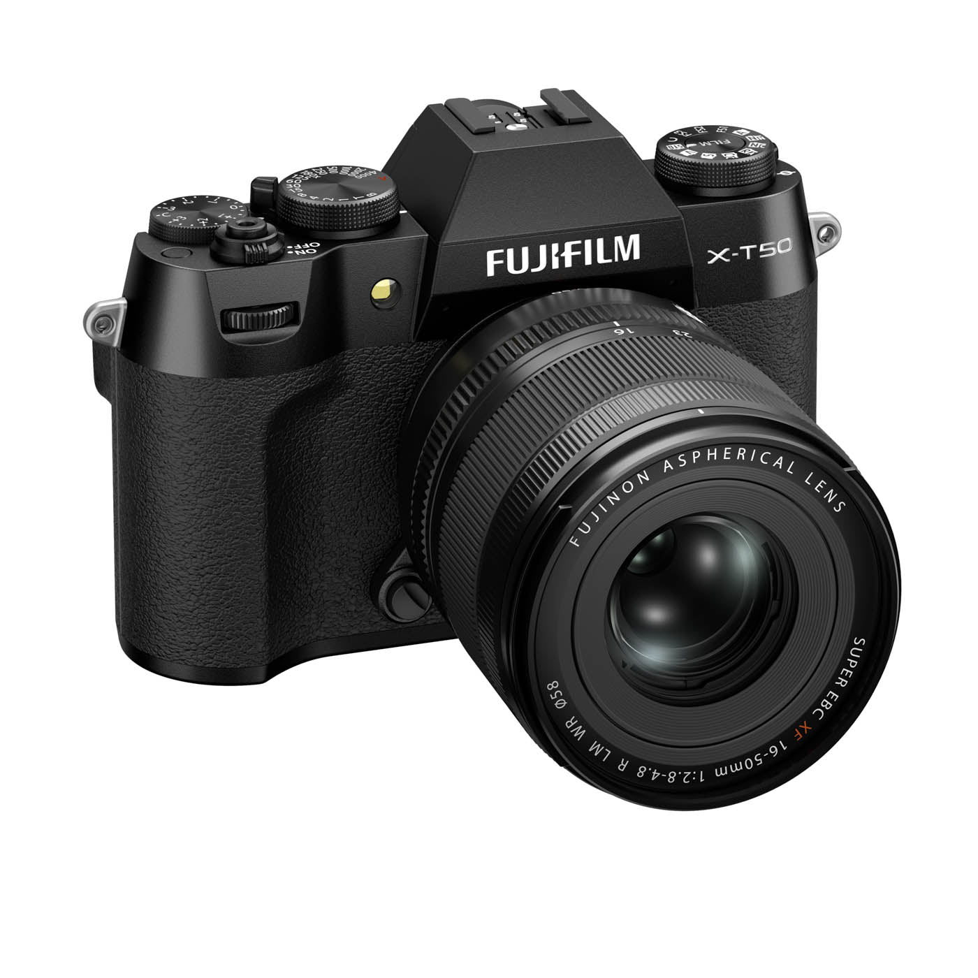 Fujifilm X-T50 Camera with XF 16-50mm F2.8-4.8 R LM WR Lens - Black