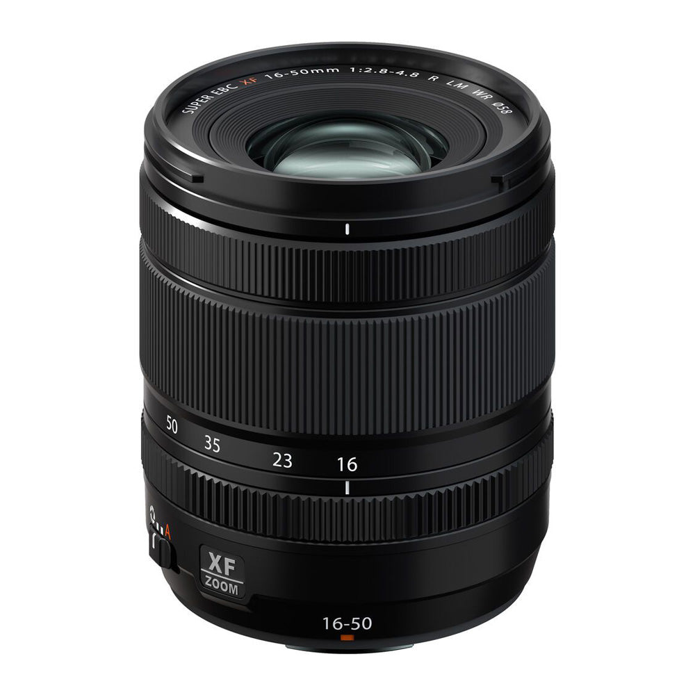 Fujifilm XF 16-50mm F2.8-4.8 R LM WR Lens top angle