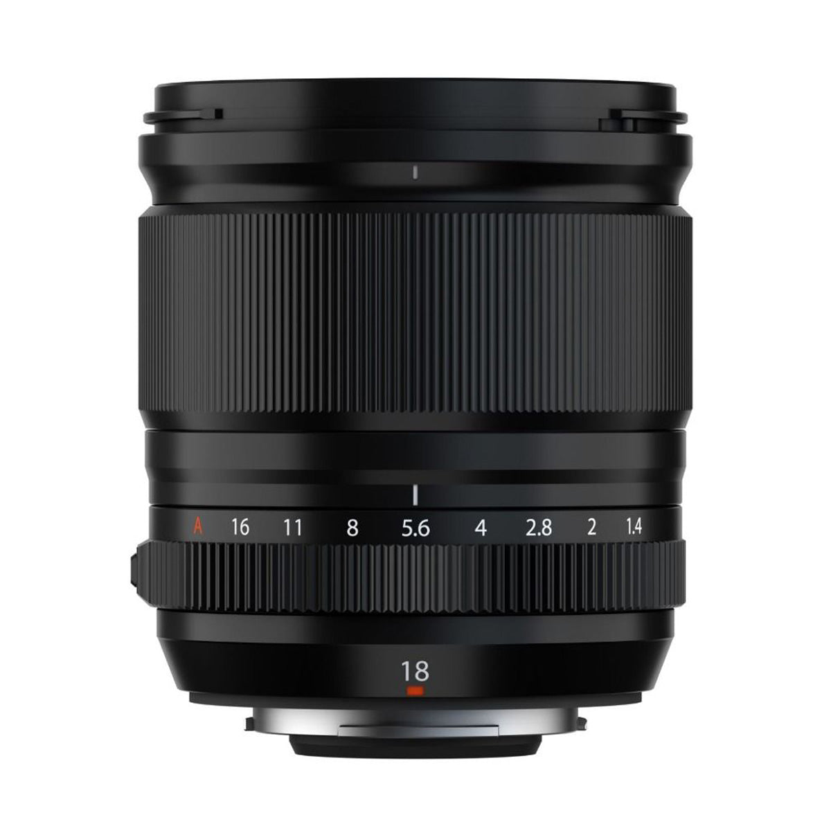 Fujifilm XF 18mm F1.4 LM WR lens top