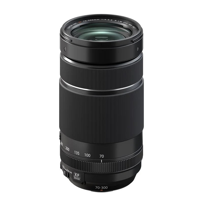 Fujifilm XF 70-300mm f4-5.6 R LM OIS WR Lens product photo front angle