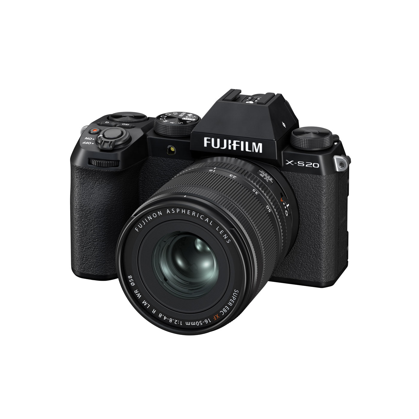 Fujifilm X-S20 Mirrorless Camera with XF 16-50mm F2.8-4.8 R LM WR - Black