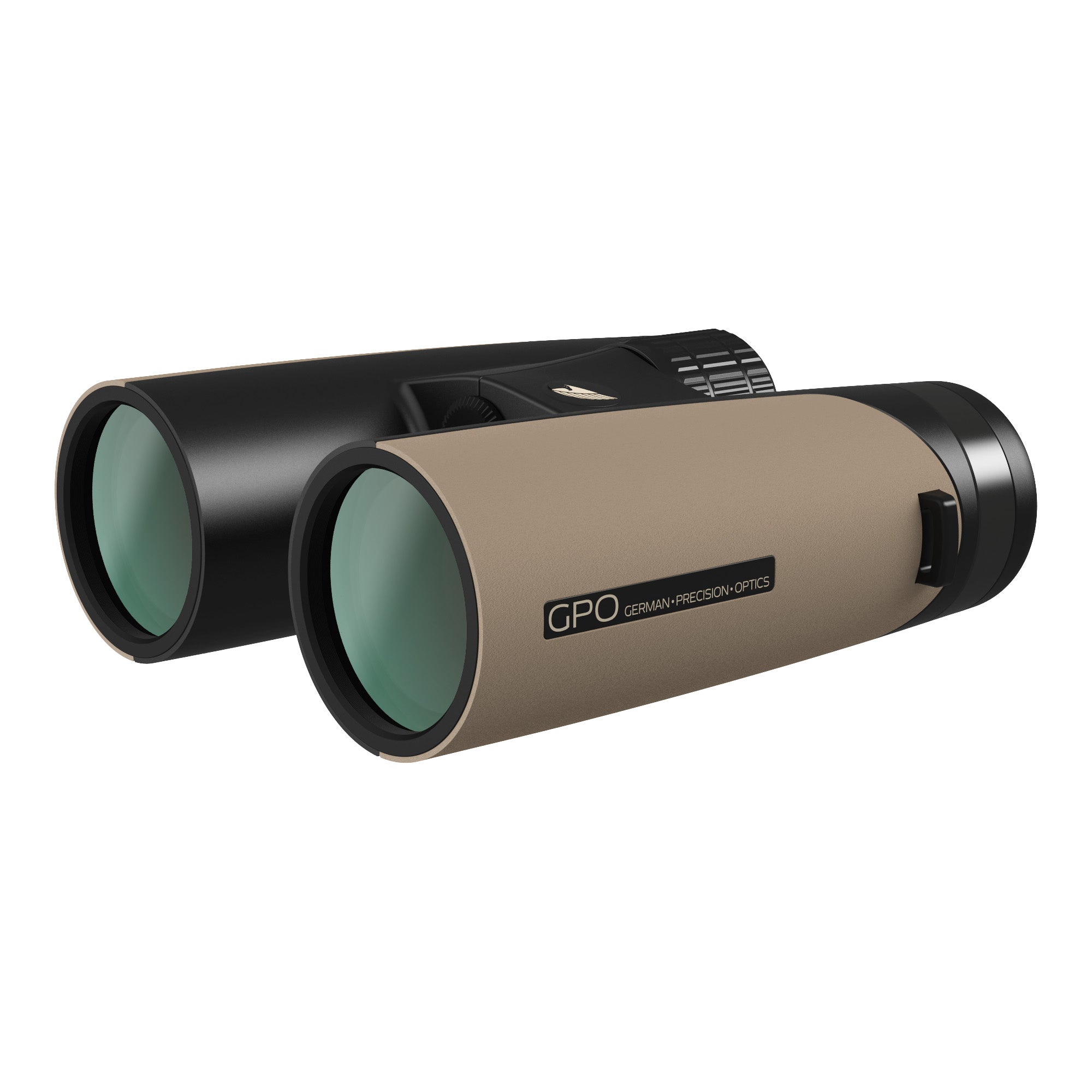 GPO Passion ED 10x42 Binoculars - Black/Sand