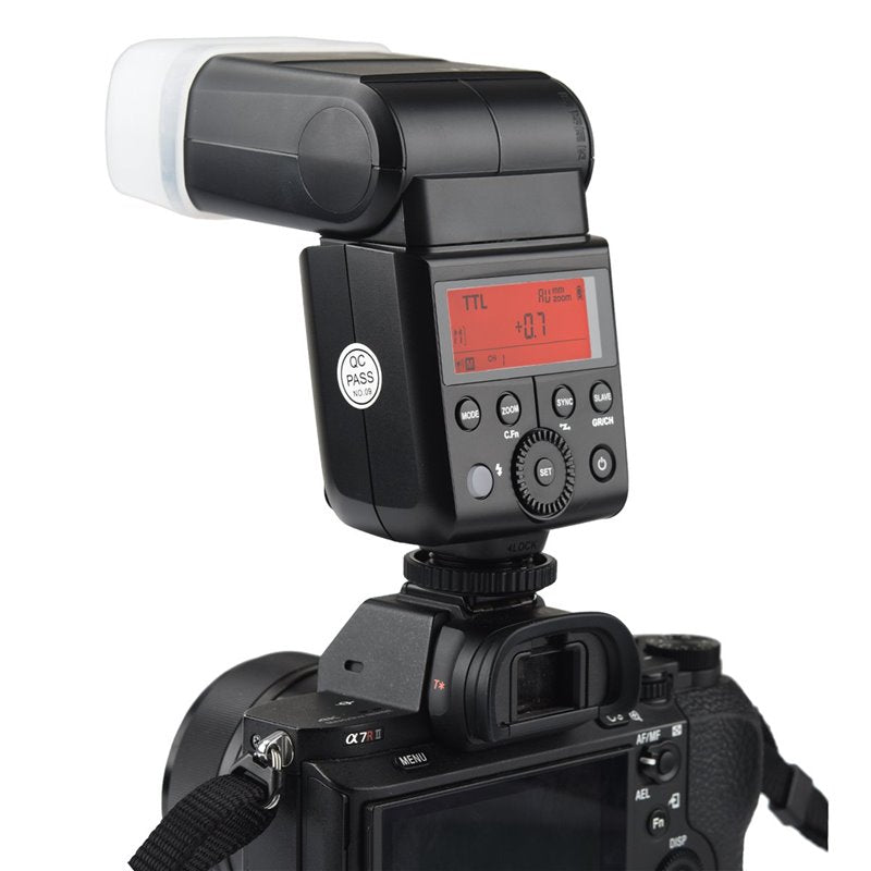 Godox V350-S - Flash With Battery For Sony product photo of back on camera