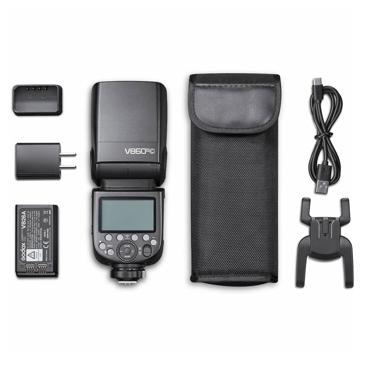 Godox V860III-C Flash with Battery For Canon product photo of contents