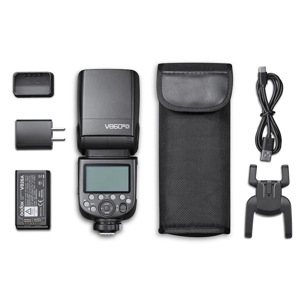 Godox V860III-O - Flash With Battery For Olympus/Panasonic product photo of contents