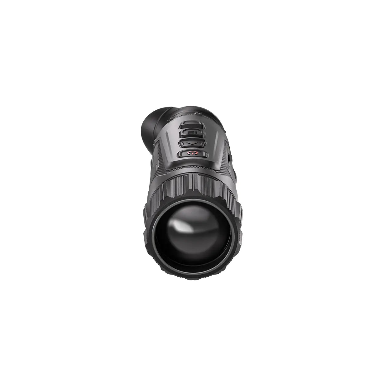 Black night vision device on a white background