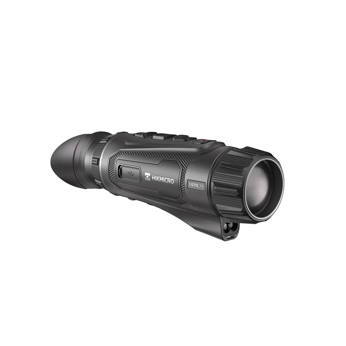 Black monocular with 'Bakxmicro' branding on a white background