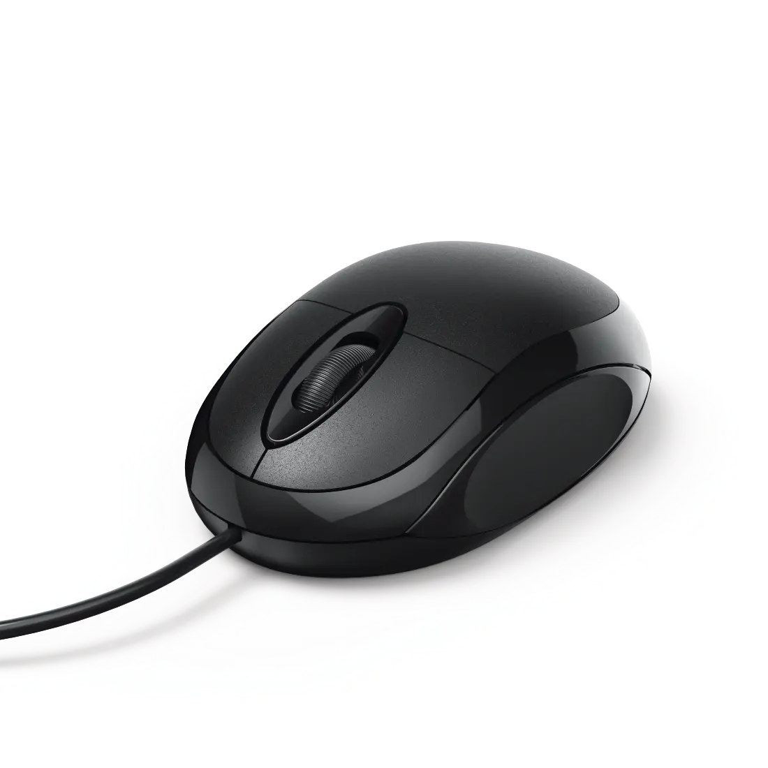 Hama MC-100 Optical 3-Button USB Mouse – Black