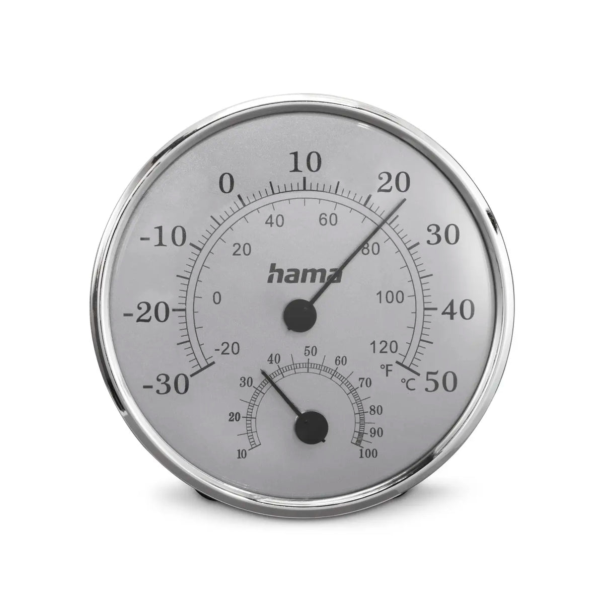 Hama Saipan Thermometer and Hygrometer - silver/grey