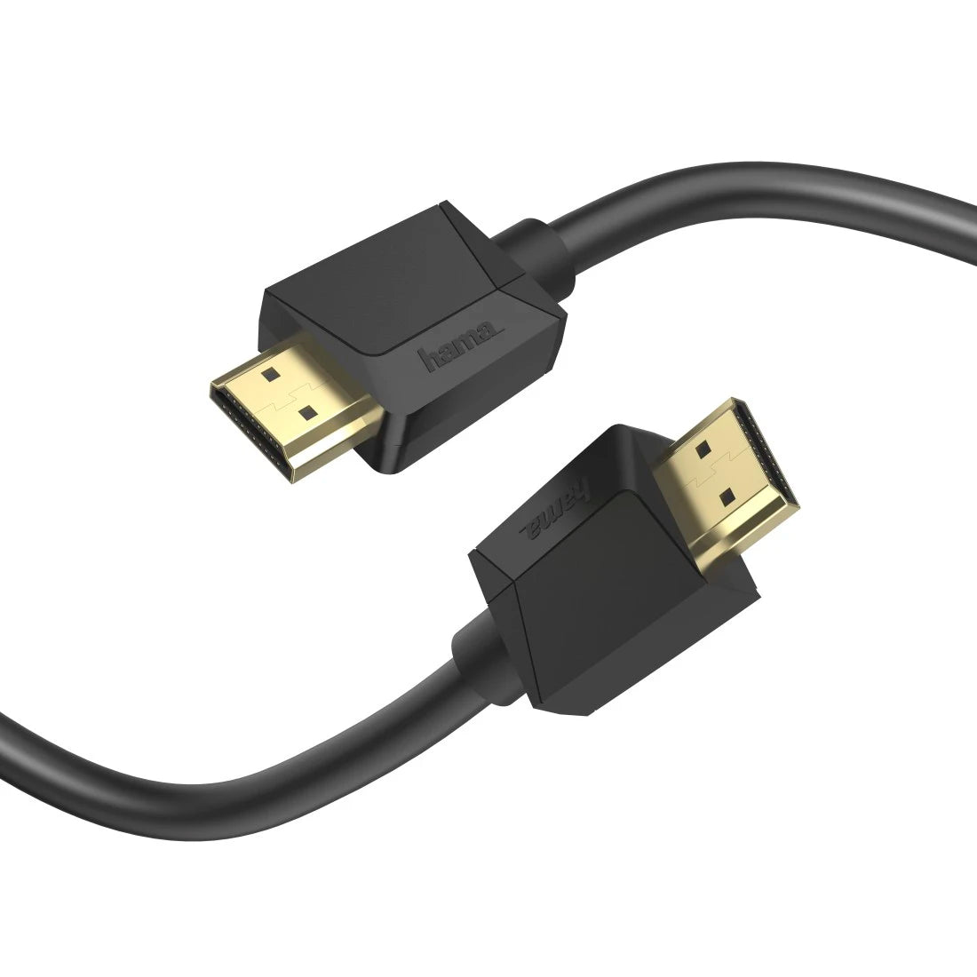 HDMI cable with two connectors on a white background