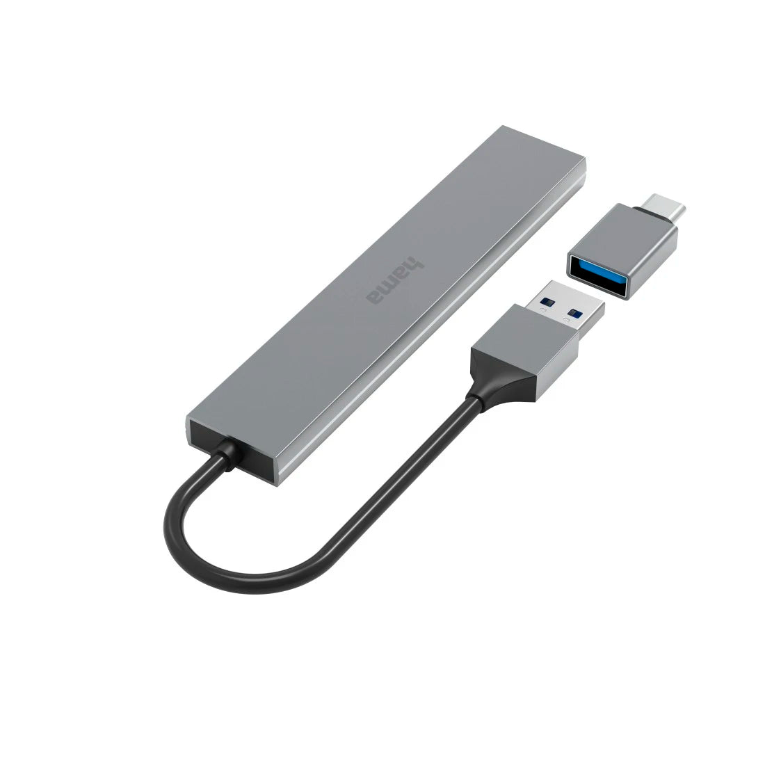 USB hub with multiple ports on a white background