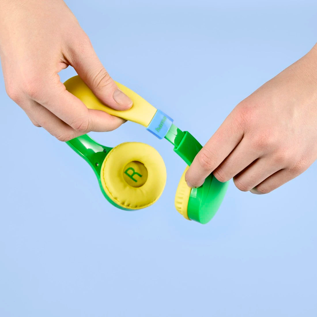 Hama "Kids Guard" Children's Headphones, On-Ear, Volume Limiter, Cable, green