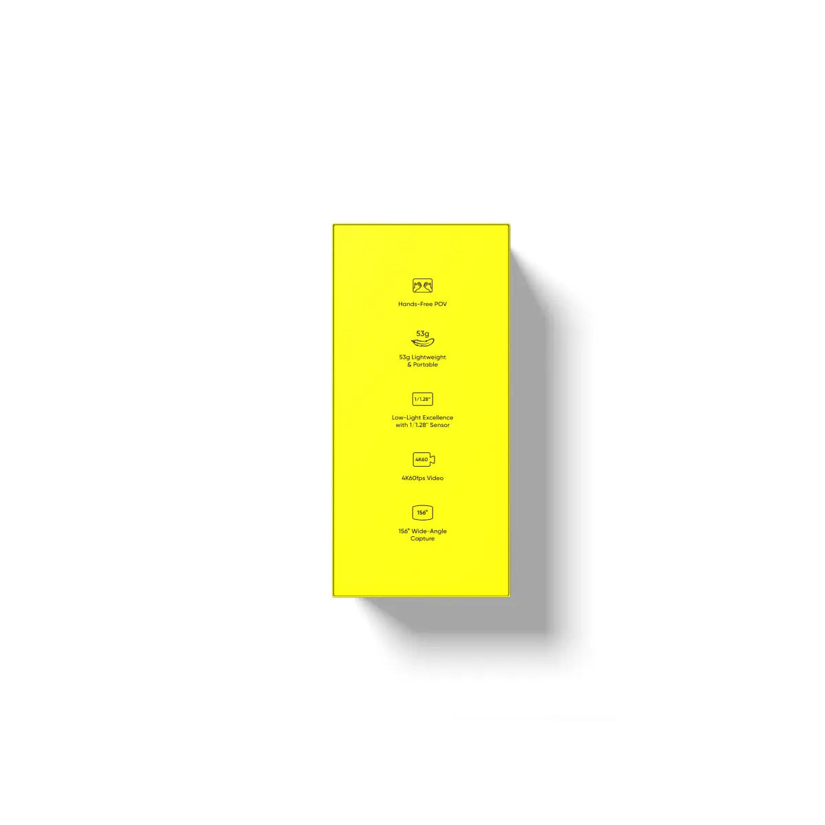 Yellow box with text on a white background
