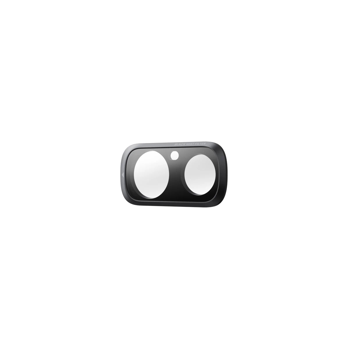 Silver ring with anchor design and black stones on a white background