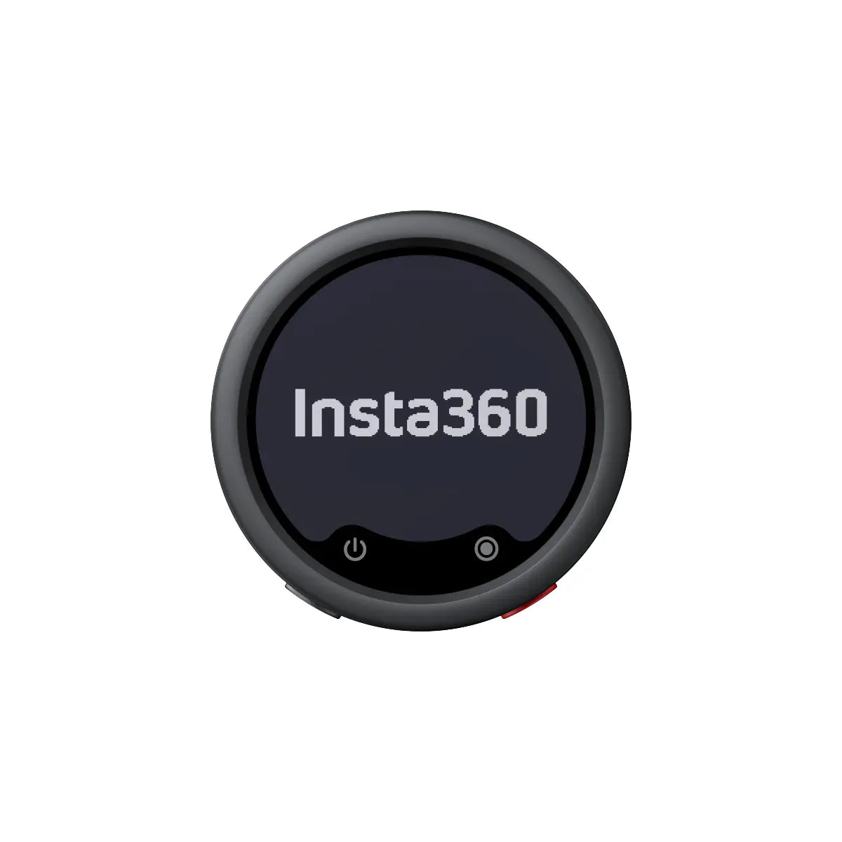 Insta360 device on a white background