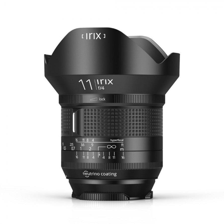 Irix 11mm F4 Firefly Ultra Wide Angle Lens - Nikon top angle from side