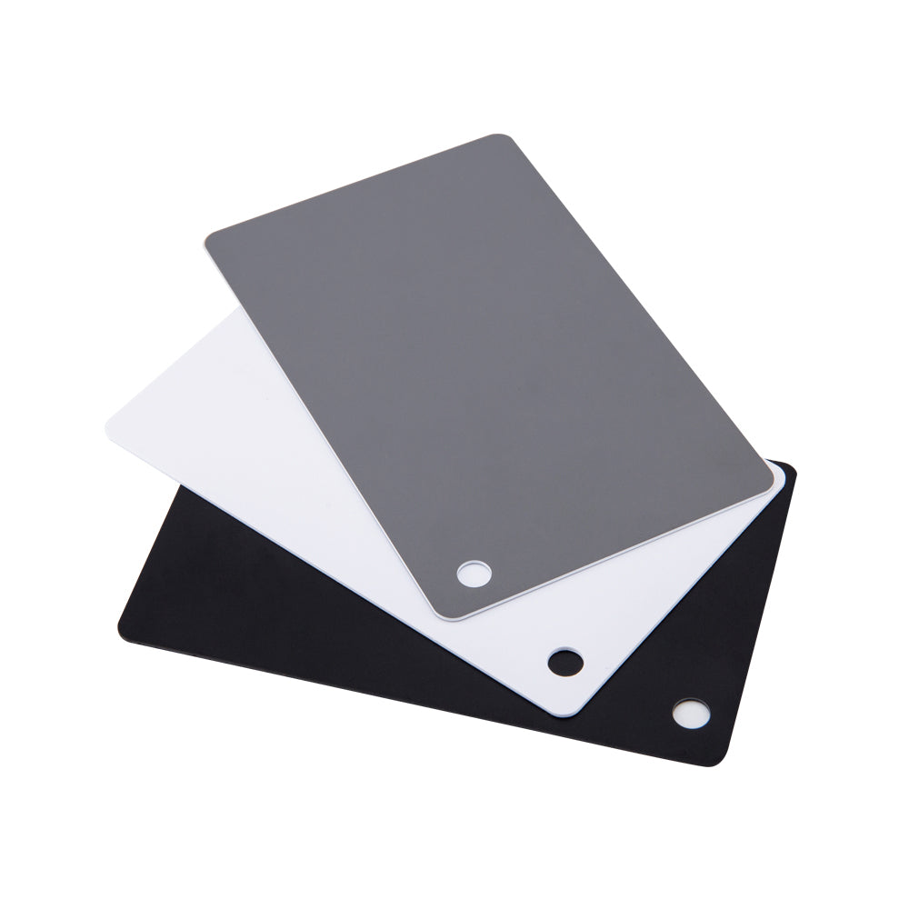 JJC Gray Card/White Balance Card Set