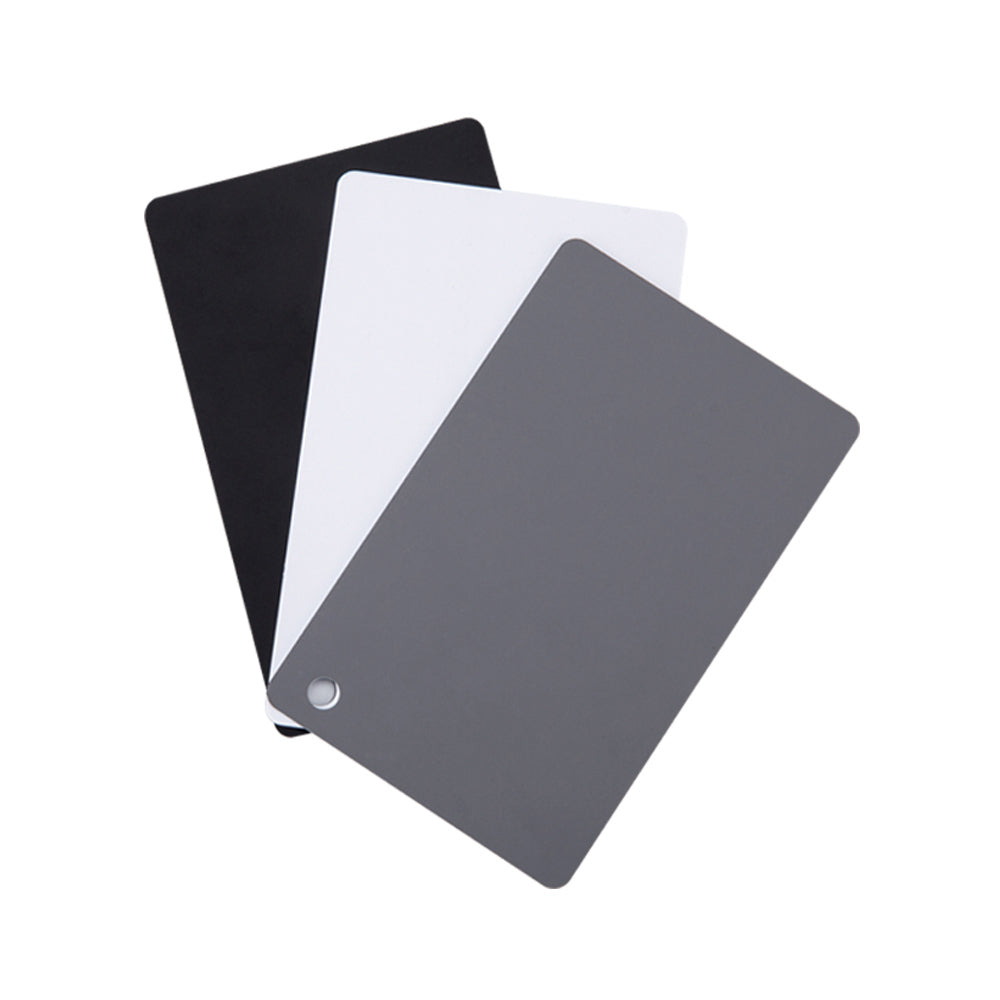 JJC Gray Card/White Balance Card Set