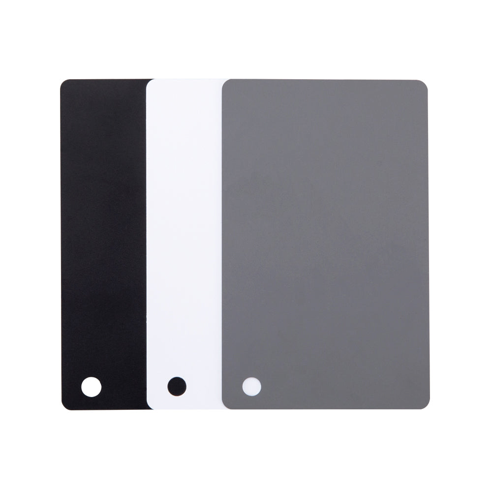 JJC Gray Card/White Balance Card Set