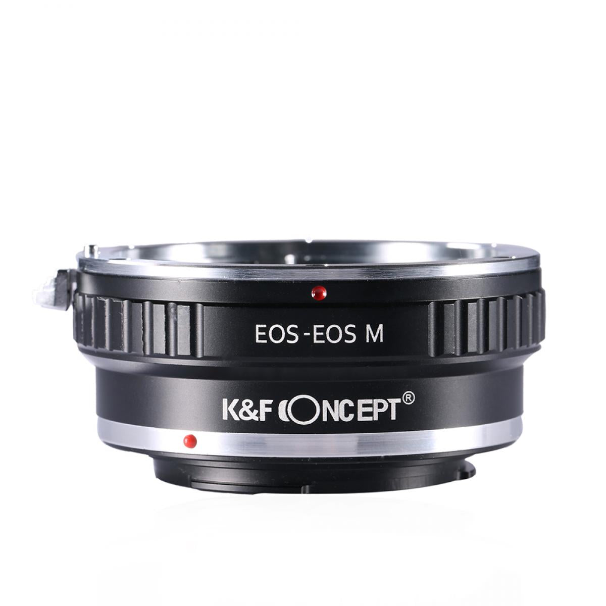 Image of K&F Concept Lens Mount Adapter Compatible with Canon EOS EF Mount Lens to Canon EOS M EF-M Mount Mirrorless Camera Adapter