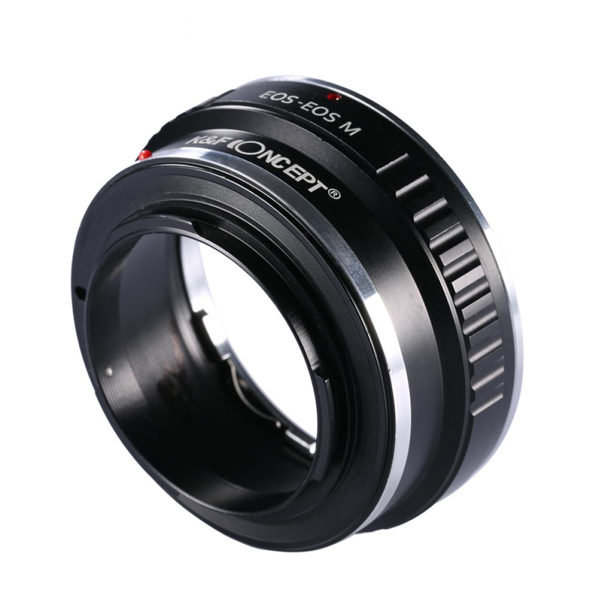 Image of K&F Concept Lens Mount Adapter Compatible with Canon EOS EF Mount Lens to Canon EOS M EF-M Mount Mirrorless Camera Adapter