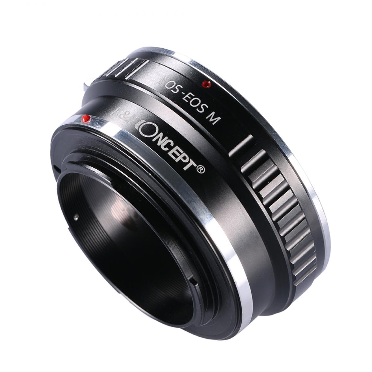 Image of K&F Concept Lens Mount Adapter Compatible with Canon EOS EF Mount Lens to Canon EOS M EF-M Mount Mirrorless Camera Adapter