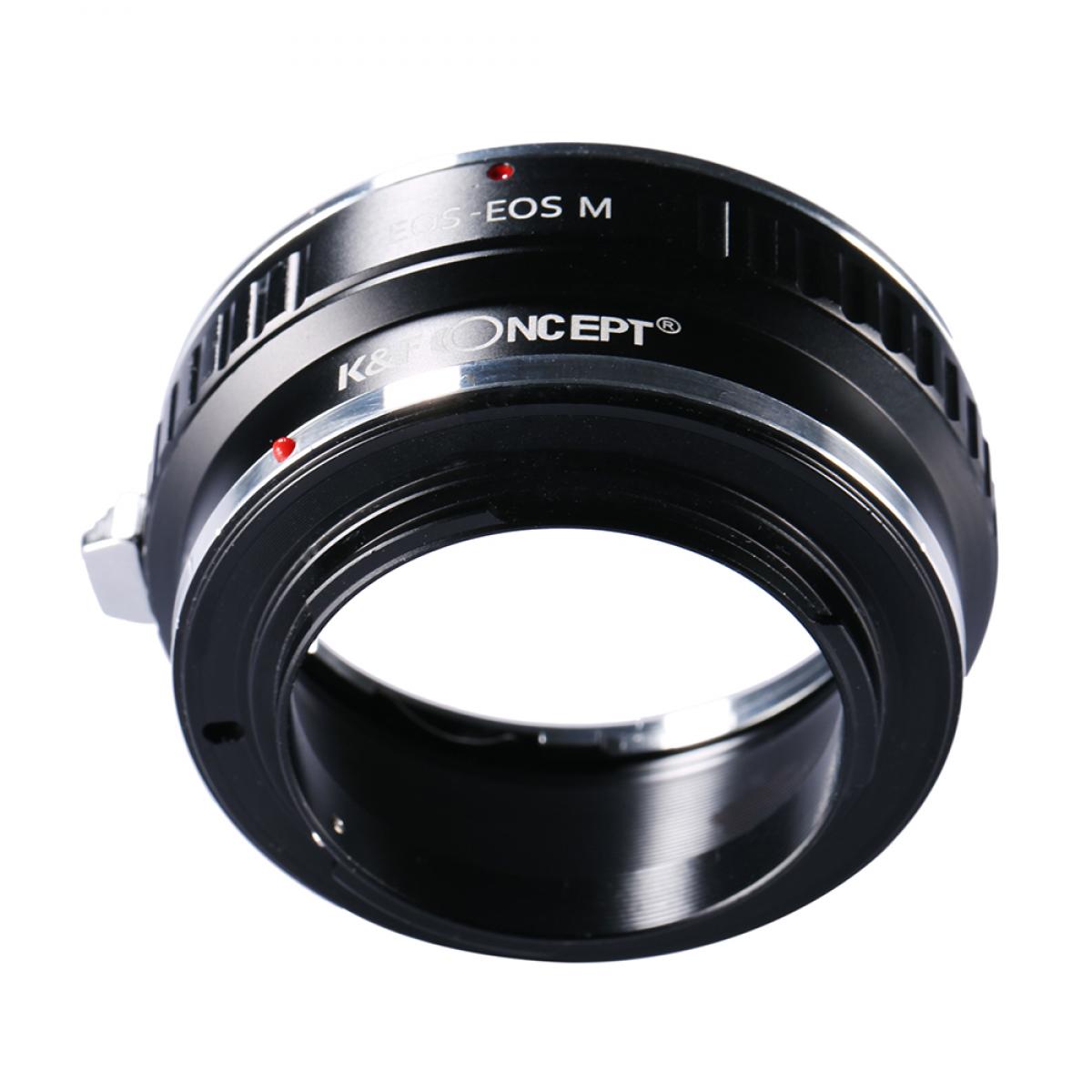 Image of K&F Concept Lens Mount Adapter Compatible with Canon EOS EF Mount Lens to Canon EOS M EF-M Mount Mirrorless Camera Adapter