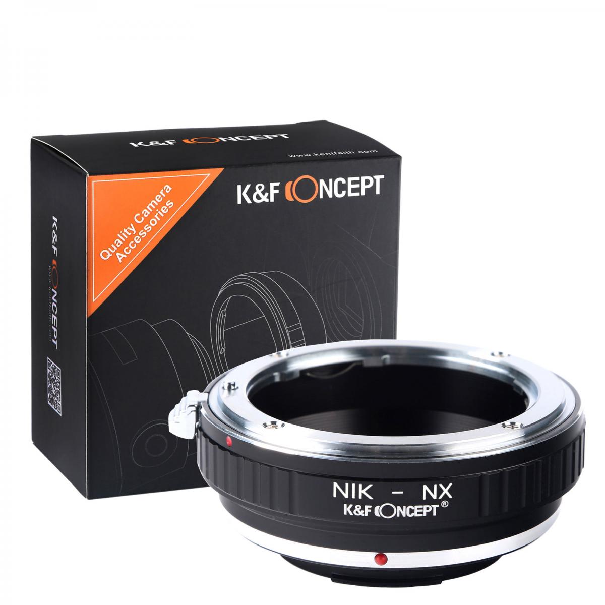K&F Concept Nikon F Lenses to Samsung NX Lens Mount Adapter K&F Concept M11251 Lens Adapter