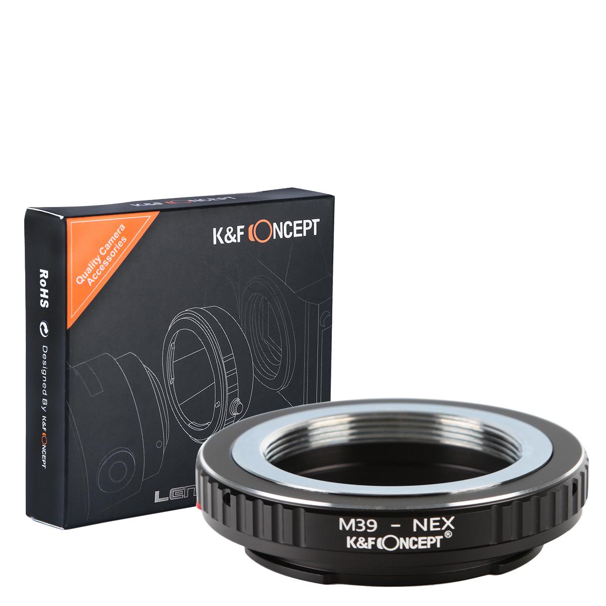 Product Image of  Lens Mount Adapter for M39 Mount to Sony NEX Camera Body K&F Concept Non-SLR port M39