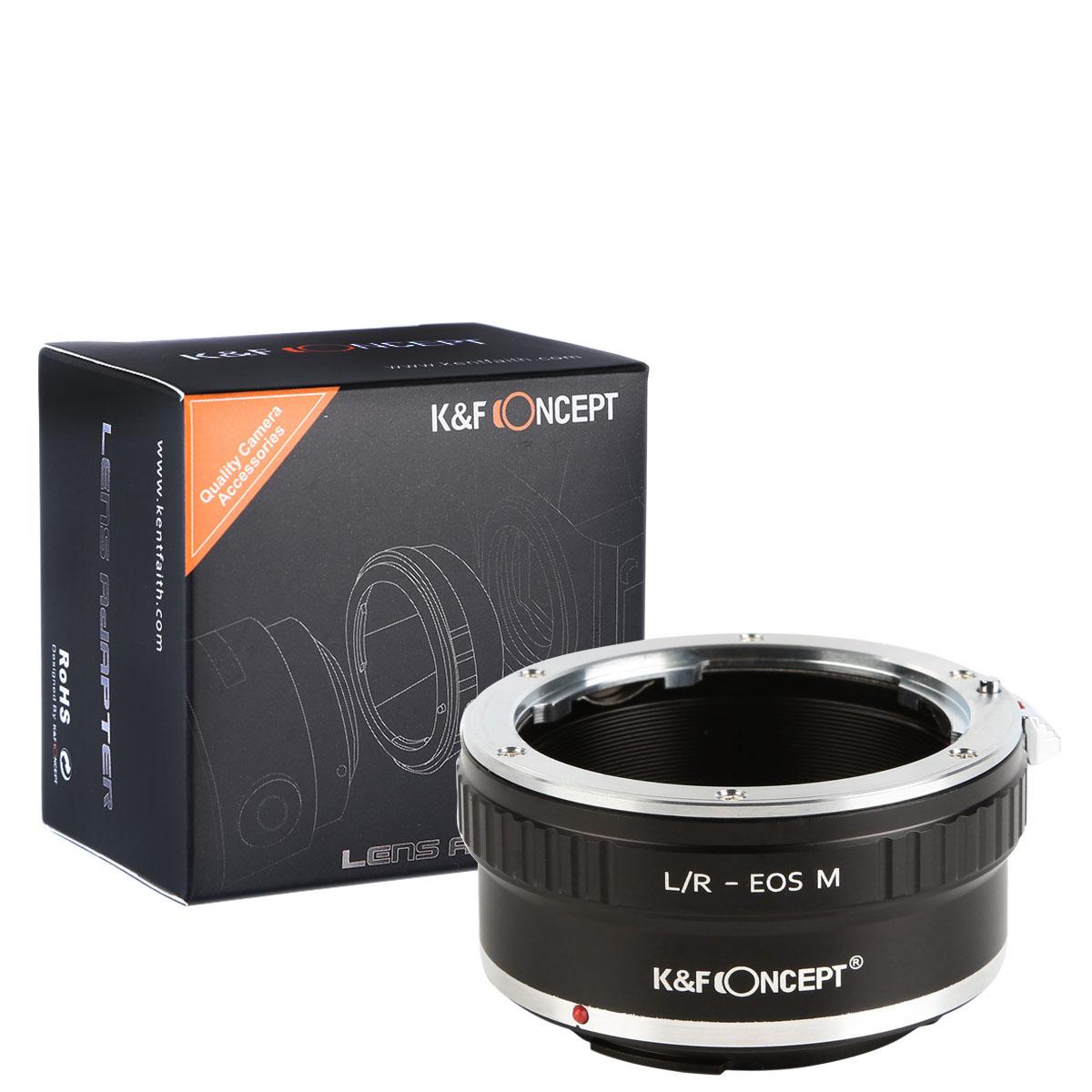 Image of K&F Concept Leica R Lenses to Canon EOS M Camera Mount Adapter