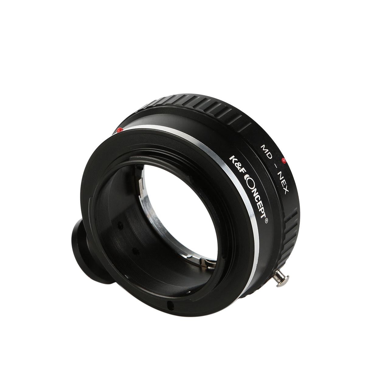 Image of K&F Concept Minolta MD Lenses to Sony E Mount Camera Adapter with Tripod Mount