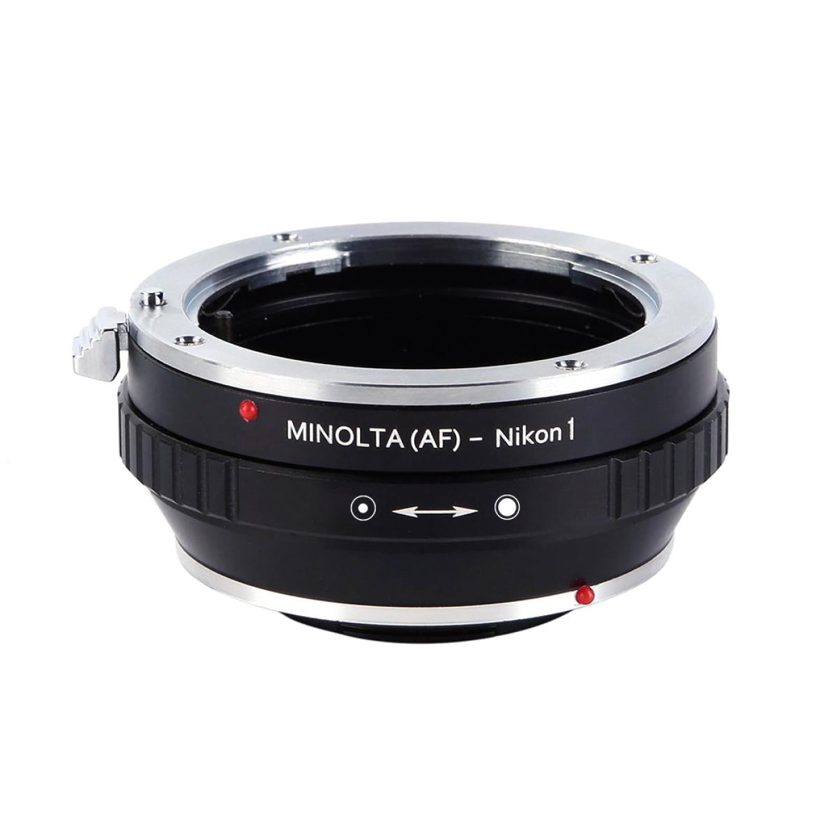 Image of K&F Concept Minolta A / Sony A Lenses to Nikon 1 Camera Mount Adapter with Tripod Mount
